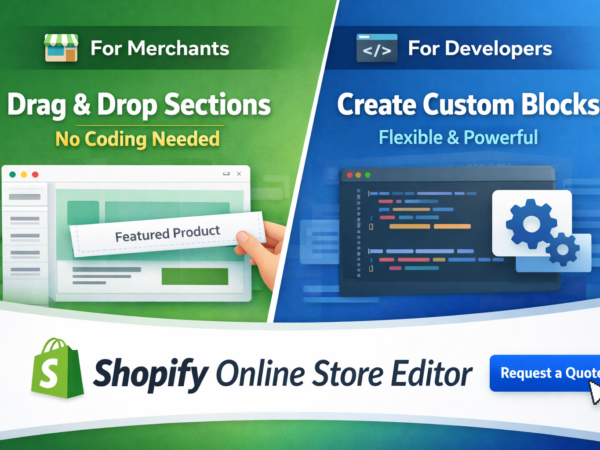 Shopify online store editor.