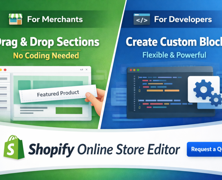 Shopify online store editor.