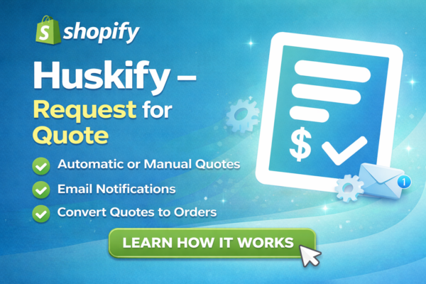 Shopify - Request a quote