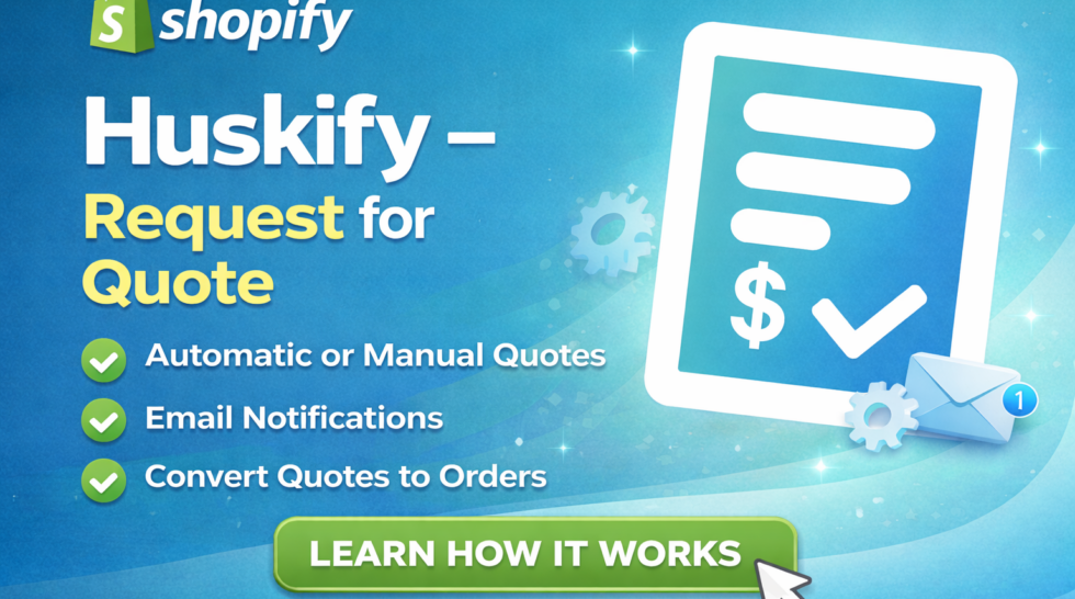 Shopify - Request a quote