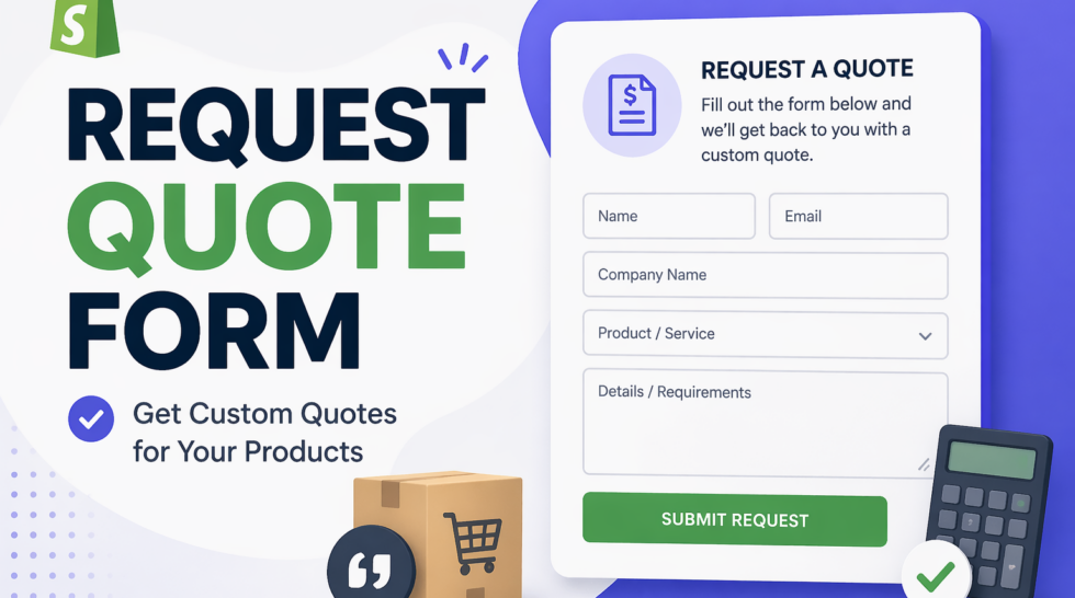 Shopify - Request For Quote