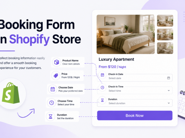 Shopify Booking Form