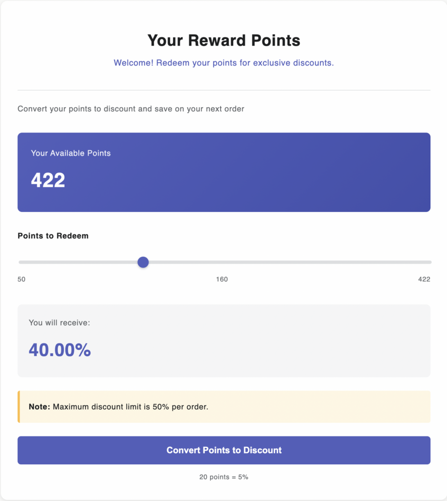 Loyalty Rewards Program Shopify Appointment Booking