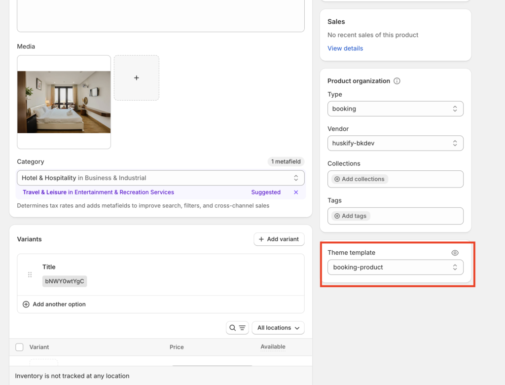 Shopify Booking form