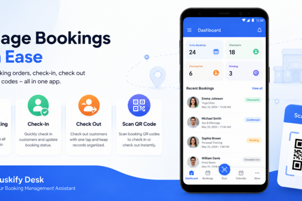 Huskify Desk - mobile booking management