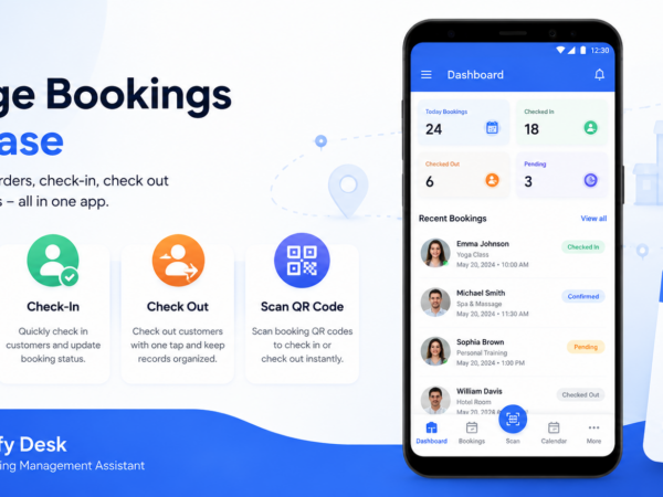 Huskify Desk - mobile booking management